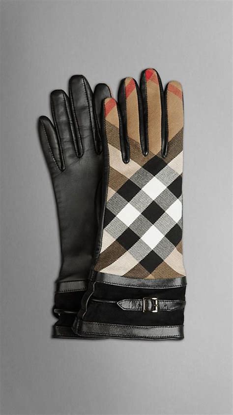 burberry bridle house check gloves|Women’s Designer Hats & Gloves .